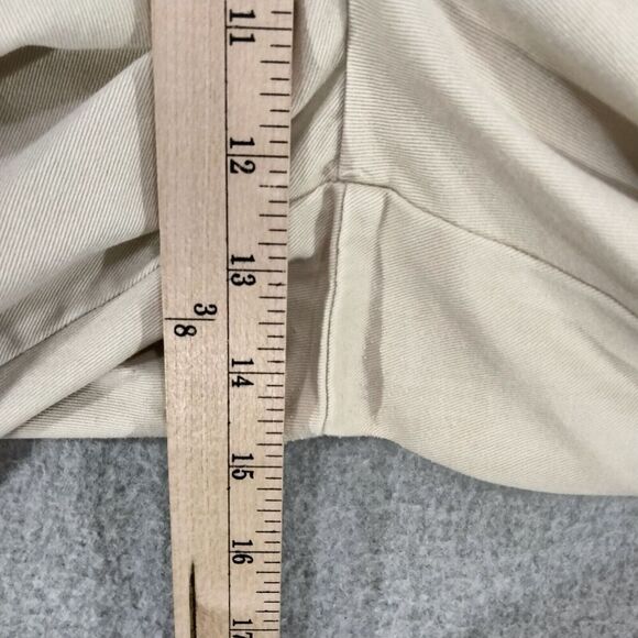 Eddie Bauer Cargo Pants Mens Size 38 x 29 Tan Khaki Flat Front Casual Chino Work - Picture 5 of 10